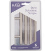 KasaWare (5-3-8 In.) Satin Nickel Cabinet Bar Pull (6-Pack) K2943SN-6 229082