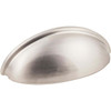 KasaWare 3-11/16 In. Satin Nickel Cup Pull (2-Pack) K3833SN-2