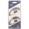 KasaWare 3-11-16 In. Satin Nickel Cup Pull (2-Pack) K3833SN-2 233760