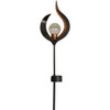 Alpine Iron & Glass 22 In. H. Modern Silhouette Solar LED Stake Light Pack of 12 SKY210ABB 876762