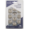 KasaWare 1-1-4 In. Dia. Satin Nickel Cabinet Knob (10-Pack) K236SN-10 212907
