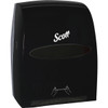 Scott Essential Black Manual Hard Roll Paper Towel Dispenser 46253