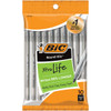 Bic Round Stic Medium Point Black Ball Pen (10-Pack) GSMP101BLK