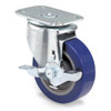 Manufacturer Varies Swivel NSF-Listed Plate Caster,Poly,3-1-2 in.,250 lb. 1G095