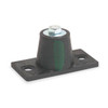 Mason Industries Floor Mount Vibration Isolator,Neoprene 4C876