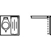 Weatherproof Cover, Single Gang Box Type, 1 Gang, Flip-Snap Cover Type  5101-0