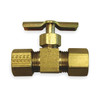 Manufacturer Varies Needle Valve,Straight,Brass,1/4 In. 6MM66
