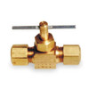 Manufacturer Varies Needle Valve,Straight,Brass,1-4 In. 6MM66