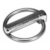 Lynch Pin, 3/16 in Dia, 1-9/16 in L, 1-1/4 in Usable Lg, Steel, 10 PK