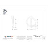 Lynch Pin, 3-16 in Dia, 1-9-16 in L, 1-1-4 in Usable Lg, Steel, 10 PK  WWG-LPZ-187-1250