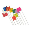 Presco Marking Flag, PVC, Solid, 2.5" L., 100 PK 2315R-200