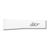 Slice Precision Blade, Single-Edged, White, PK4 10534