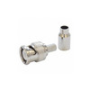 Dolphin Components Cable Coupler,BNC/Male,RG6 Coax,PK10 DC-MC88-5