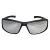Brazeau Torque, Safety Glasses, Anti-Scratch, Silver Mirror Lens, Black/Red Frame, Full-Frame