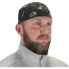 Ergodyne High Performance Cap,Black-White 6630