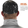 Ergodyne High Performance Cap,Black-White 6630