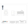 3-4"-10 Socket Head Cap Screw, Socket, Black Oxide Steel, 3 in Length, 5 PK  U07000.075.0300
