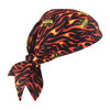 Ergodyne Evaporative Cooling Hat,Universal,Flame 6710CT
