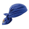 Ergodyne Flame Resistant Cooling Bandana, Blue, Cotton 6710FR