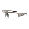 DAGR-AF, Safety Glasses, Anti-Fog, Clear Lens, Matte Gray Frame, Half-Frame
