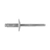 Blind Rivet, Dome Head, 3/16 in Dia., 17/32 in L, Aluminum Body, 100 PK