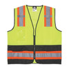 Mcr Safety High Visibility Vest,4XL Size,Unisex WCCL2MLSZX4