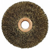 Weiler Crimped Wire Wheel Wire Brush, Arbor, 1-1-2" 93833