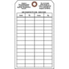 See All Industries Tag, White, Cardstock, 7 in H, 4 in W, PK25 FTUF-G51