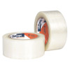 Packing Tape, 1.8 mil Thick, 2 in W x 100 m L, 3 in Core Dia., Clear, 6 PK  104483