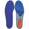 Spenco Men's Insole, Thermoplastic Rubber, Blue-Gray-Red, 4 to 5, 1 PR 39818