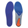 Spenco Men's Insole, Thermoplastic Rubber, Blue/Gray/Red, 8 to 9-1/2, 1 PR 39818