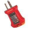 Amprobe Receptacle Tester with GFCI,110to 125VAC ST-102B
