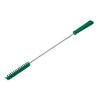 1 in W Tube and Valve Brush, Medium, 14 in L Handle, 5 57/64 in L Brush, Green