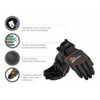 Cut-Resistant Coated Gloves, Cut Level A2 ,Dipped ,Nitrile ,Sandy ,M 1 PR  97-008