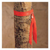 Flagging Tape, No Legend, Red, 1 in Wide x 300 ft Length, Vinyl, 2.5 mil