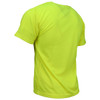 Radians Short Sleeve T-Shirt, Non Rated, Birdseye Mesh, Hi-Vis Green, XL ST11-NPGS-XL