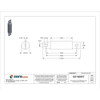 Eaton Bussmann Semiconductor Fuse, 80A, Fast-Acting, 700V AC, Bolt-On FWP-80B
