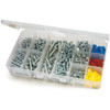 Itw Bee Leitzke Sheet Metal Screw Asst,Pan,Zinc,365 PC WWG-DISP-SCREW365