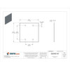 Weatherproof Cover, Double Gang Box Type, 2 Gang, Blank Cover Type  5175-0