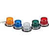 Warning Light, Red, Strobe Tube, 120V AC, 65, 95 FPM, 5 in Dia., Surface  LP6-120R
