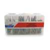 Cotter Pin Assortment, Steel, Zinc Plated, 420 Pcs