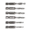 Greenlee Drill/Tap/Countersink Set, SAE, 6 Piece DTAPKIT
