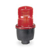 Federal Signal Low Profile Warning Light,Strobe,Red LP3P-120R