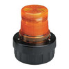 Warning Light, Amber, LED, 120V AC, 60, 75 FPM, 5 3/4 in Dia., Surface