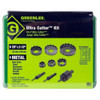 Greenlee HoleCutterKit,11pcs,Sizes:0.875"-2.5" 930