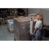 Hand Stretch Wrap 30 in W x 1000 ft L., Blown Style, 80 ga,  Purple,PK4  15A834