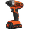 Black & Decker 20v Max Impct Driver Kit BDCI20C 303892