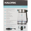 Kalorik 1.7L Stainless Steel Rapid Boil Electric Kettle with Blue LED JK 45907 SS 602967