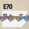 Oregon PowerCut 20 In. 70-Link Chainsaw Chain E70 704662