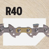 Oregon R40 AdvanceCut Chainsaw Chain for 10 In. Bar - 40 Drive Links  R40 704444